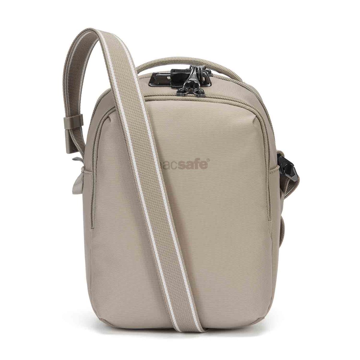 Pacsafe V Companion Beige Anti-Theft Crossbody