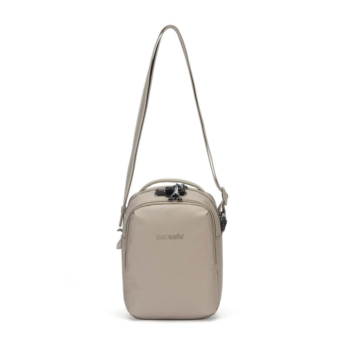 Pacsafe V Companion Beige Anti-Theft Crossbody