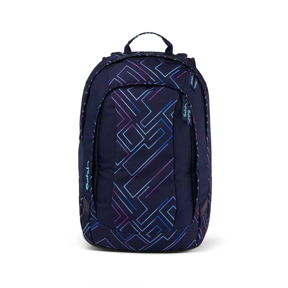 Satch Air Purple Laser Pencil Slider Light Edition Schulrucksack Set 3tlg.