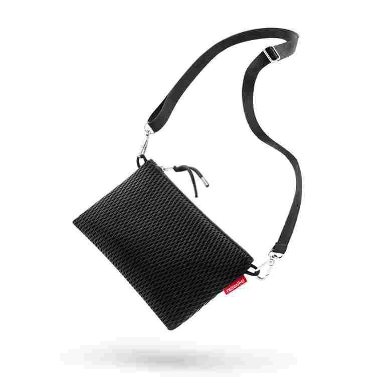 Reisenthel Extralite Case 1 Black Mesh Umhängetasche