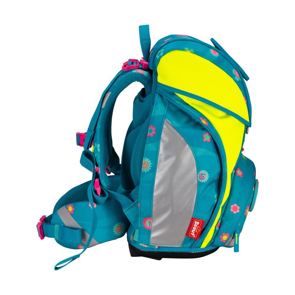 Scout Alpha Little Flowers Schulrucksack Set 4tlg.