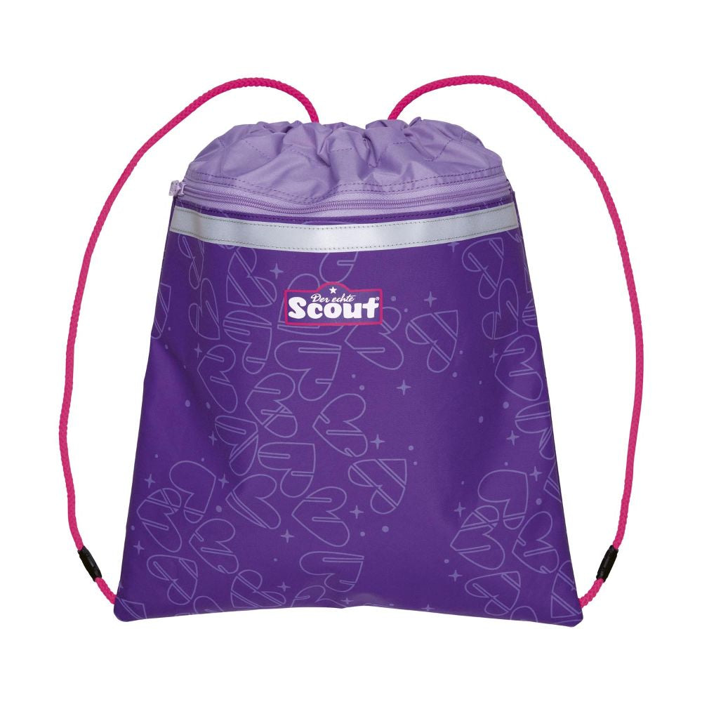Scout Exklusive Superflash Extreme Micro Heartbeat Schulranzen Set 4tlg.