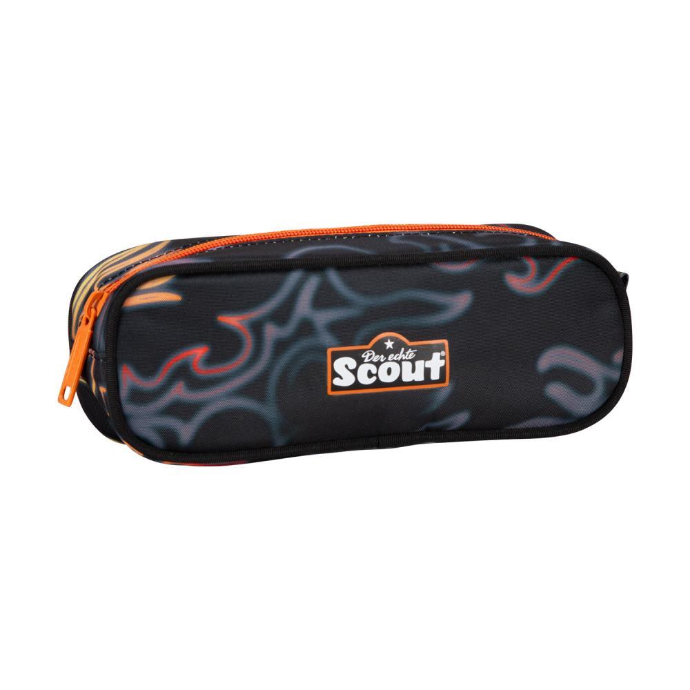 Scout Exklusiv Alpha Safety Light Flames Schulrucksack Set 5tlg.
