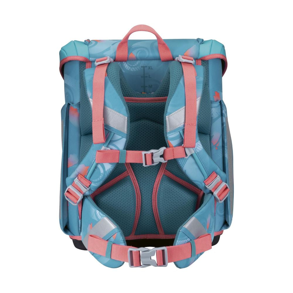 Scout Exlusiv Micro Safety Light Aloha Schulranzen Set 4tlg.