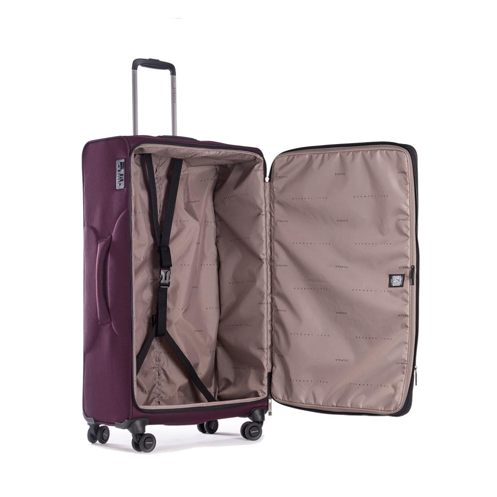 Stratic Bendigo Light + Aubergine 4-Rollen Trolley L 75cm