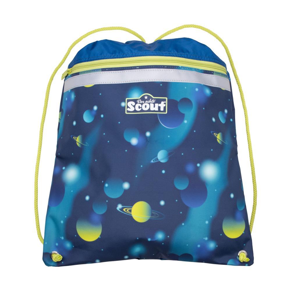 Scout Exklusiv Neo LED Planets Schulranzen Set 4tlg.