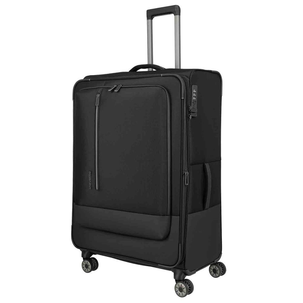 Travelite Crosslite Schwarz Trolley XL 81 cm