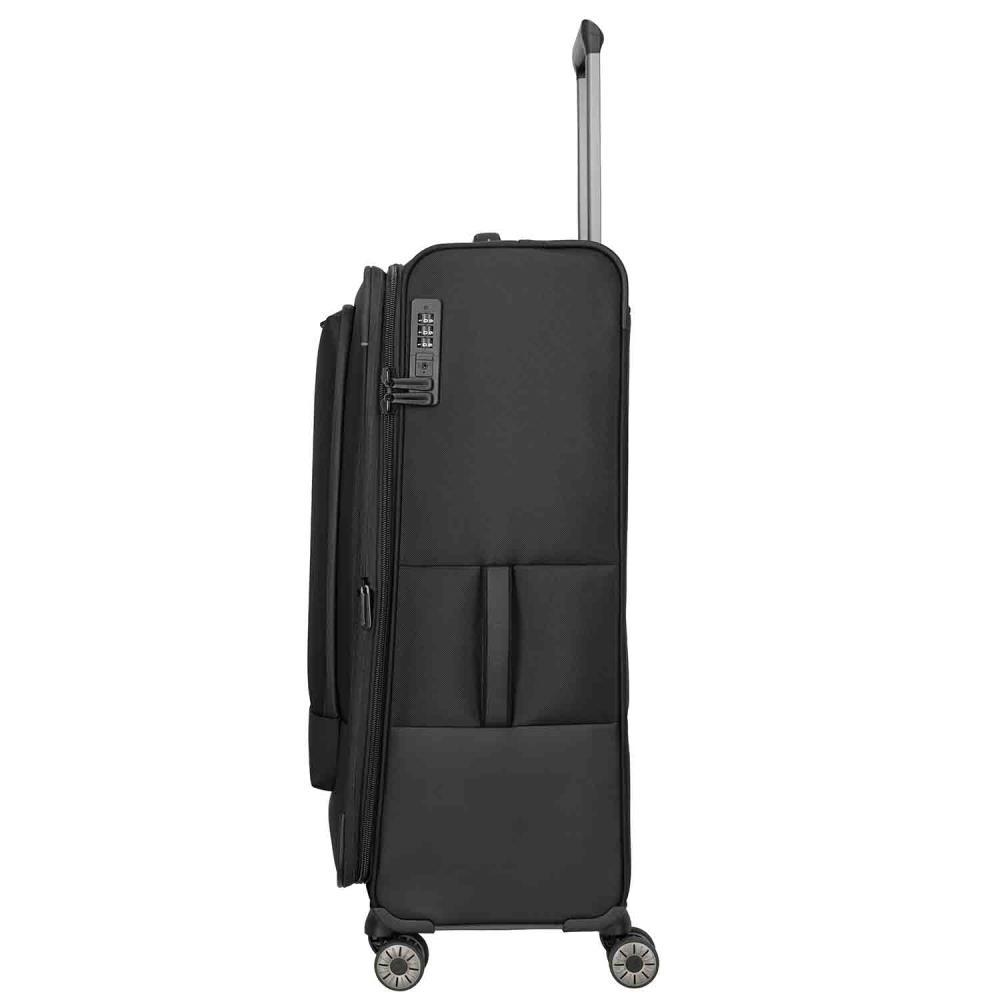 Travelite Crosslite Schwarz Trolley XL 81 cm