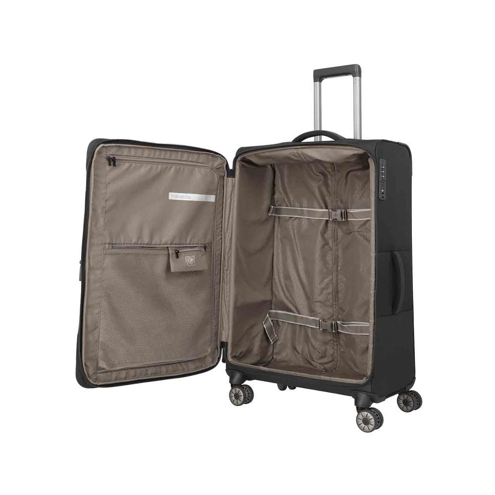Travelite Crosslite Schwarz Trolley XL 81 cm