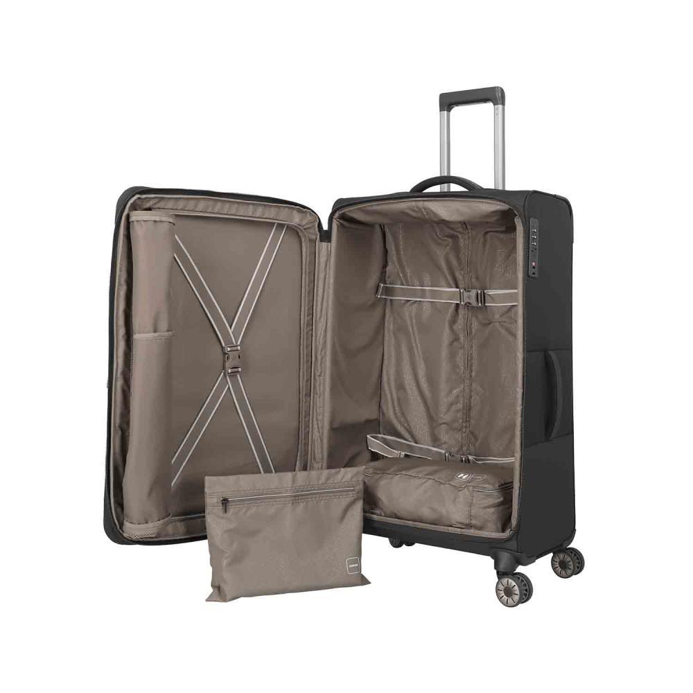 Travelite Crosslite Schwarz Trolley XL 81 cm