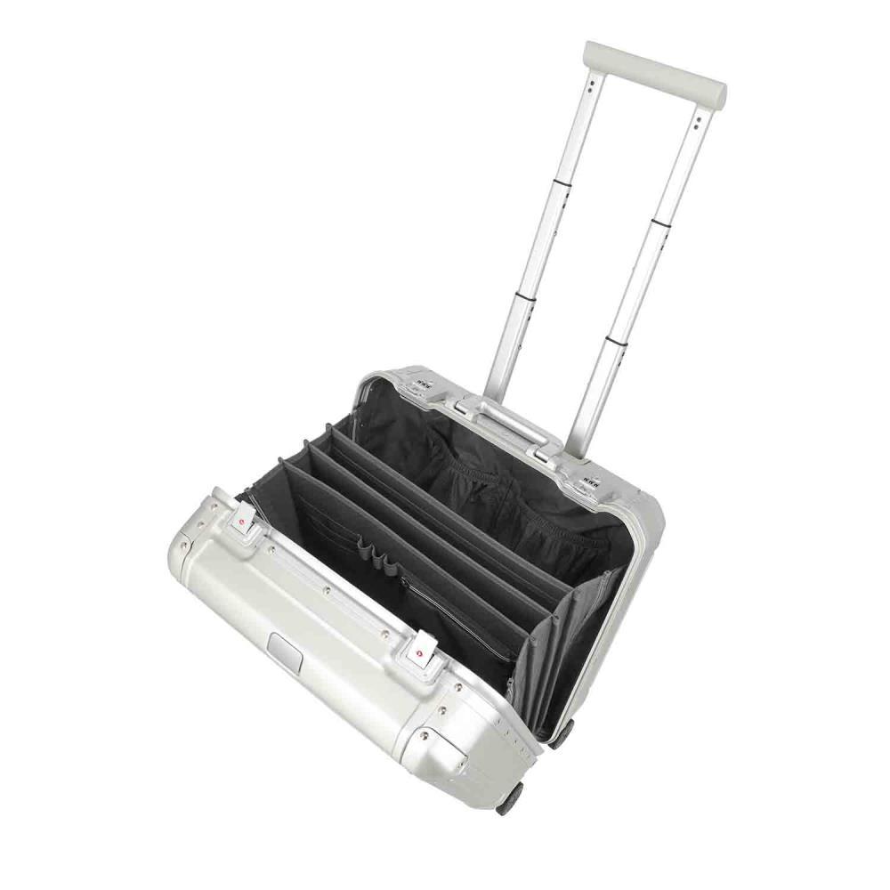 Travelite Next Silber 4 Rollen Business Wheeler Trolley 44 cm