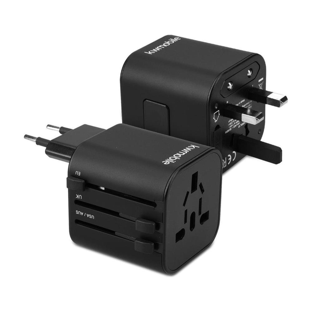 Universal Reiseadapter Schwarz