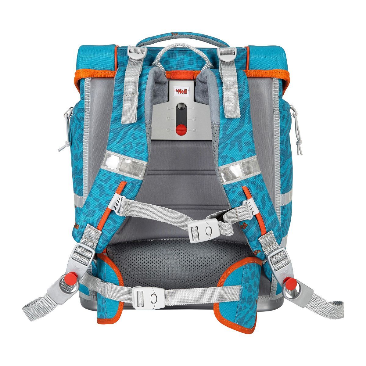 McNeill ERGO Primero McLight Orange Schulranzen Set 4tlg.
