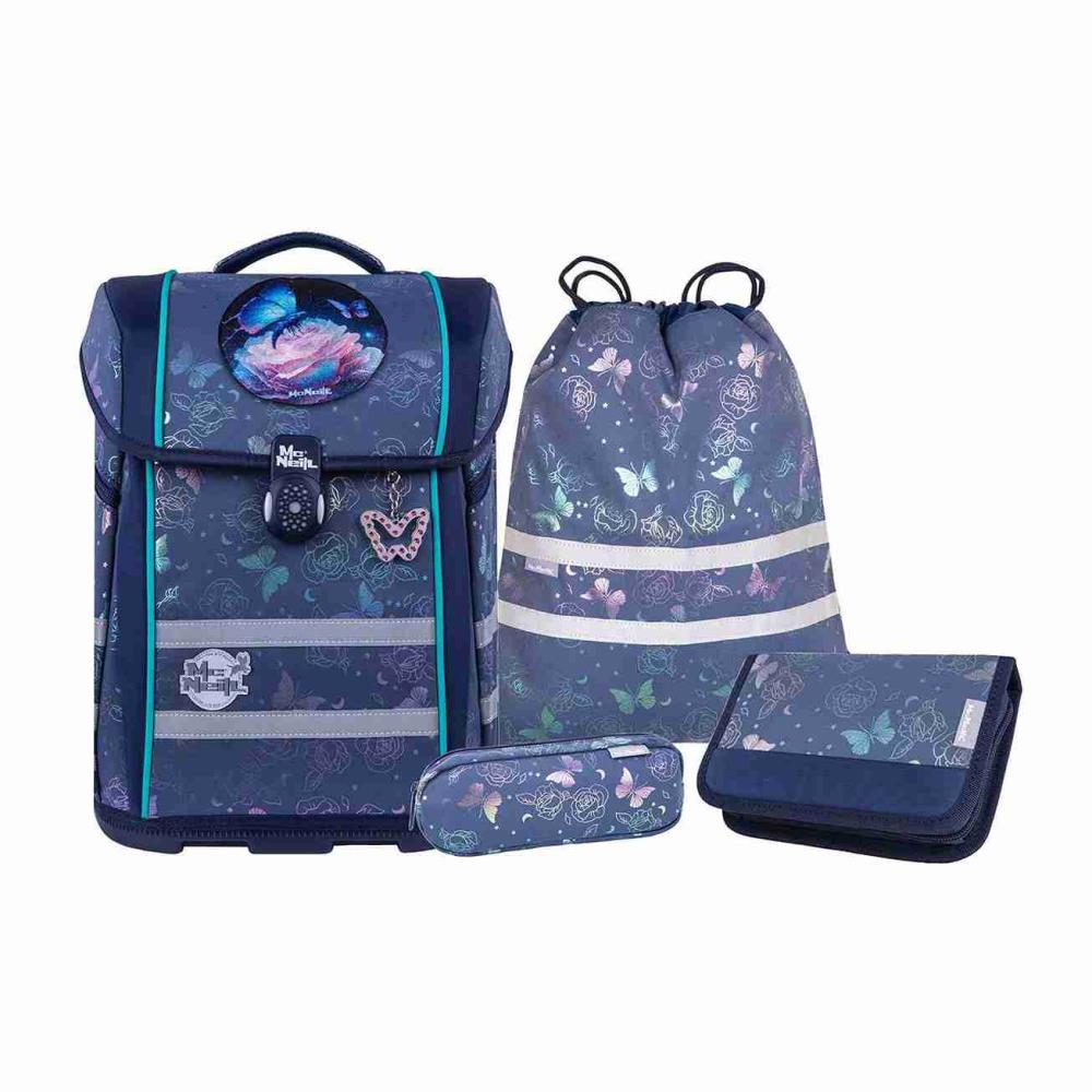 McNeill Ergo Perfecto Roses Schulranzen Set 5tlg.