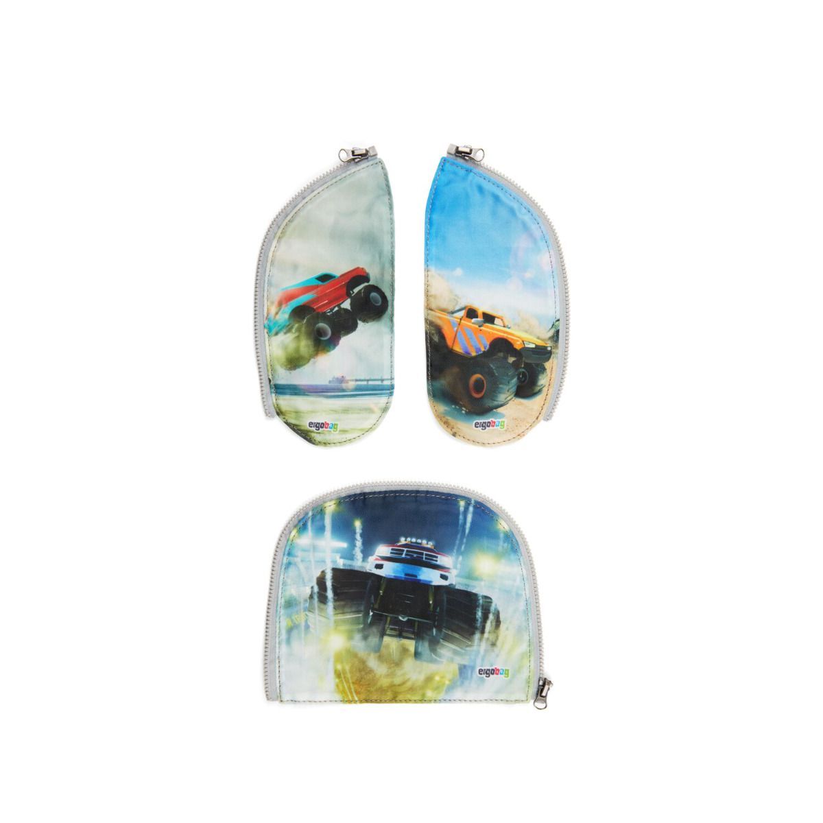 Ergobag Zippies Cartrucks Zip-Seitenflächen 3tlg.