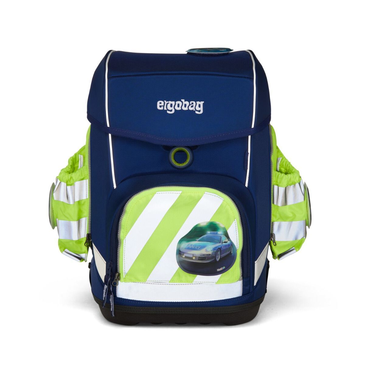 Ergobag Seitentaschen Zip-Set mit Reflektorstreifen Gelb 3tlg.