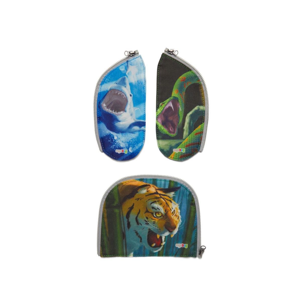 Ergobag Zippies Gefährliche Tiere Zip-Seitenflächen 3tlg.