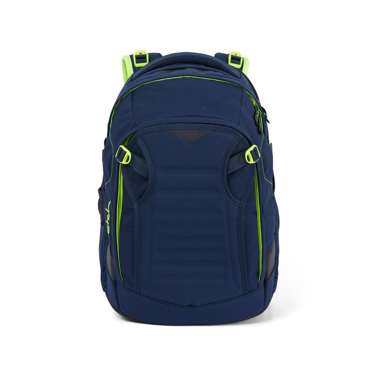 Satch Match Toxic Yellow Schulrucksack Set 3tlg.
