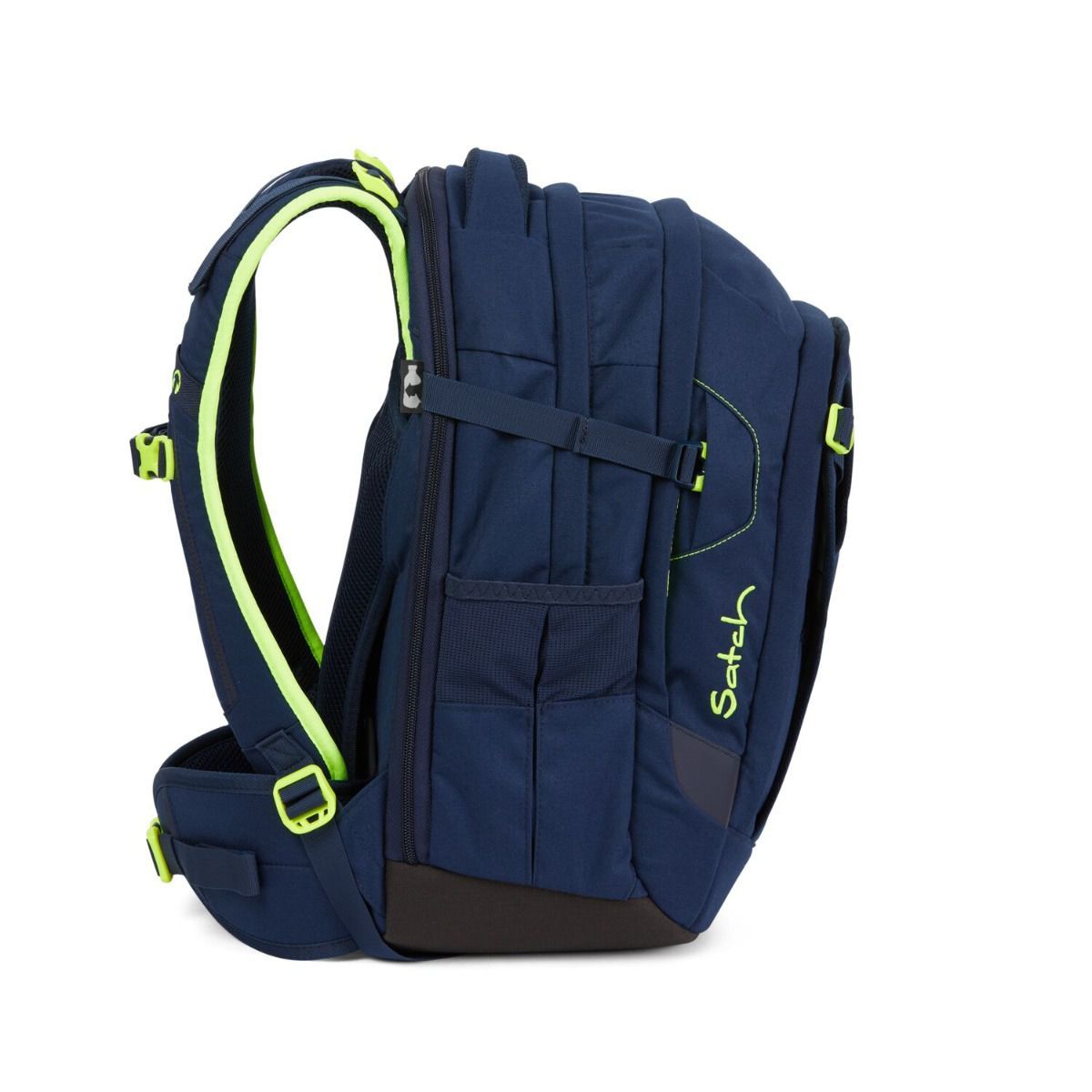 Satch Match Toxic Yellow Schulrucksack Set 3tlg.