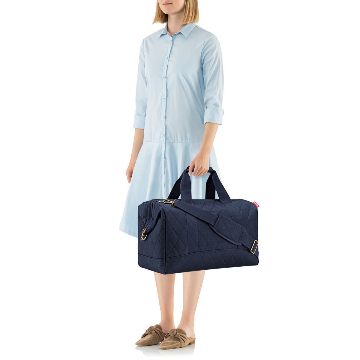 Reisenthel Allrounder L Rhombus Midnight Gold Reisetasche