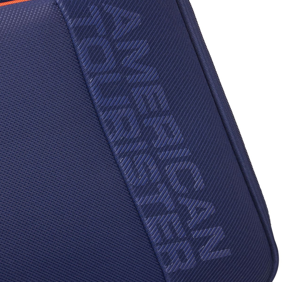 American Tourister Fun Cruise Navy Orange 4 Doppelrollen Trolley S 55cm
