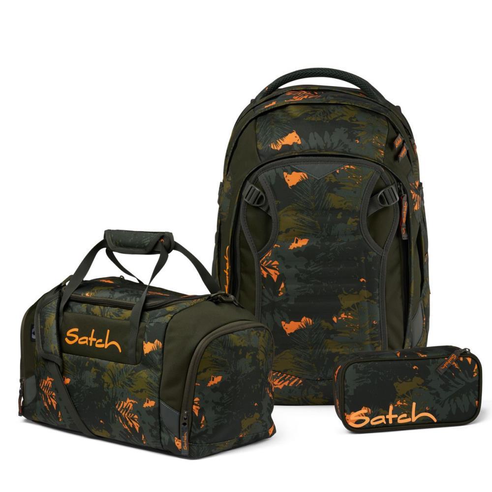Satch Match Jurassic Jungle Schulrucksack Set 3tlg.
