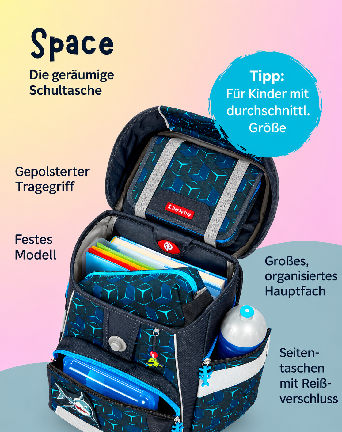 Step by Step SPACE: Der Schulranzen mit viel Platz
