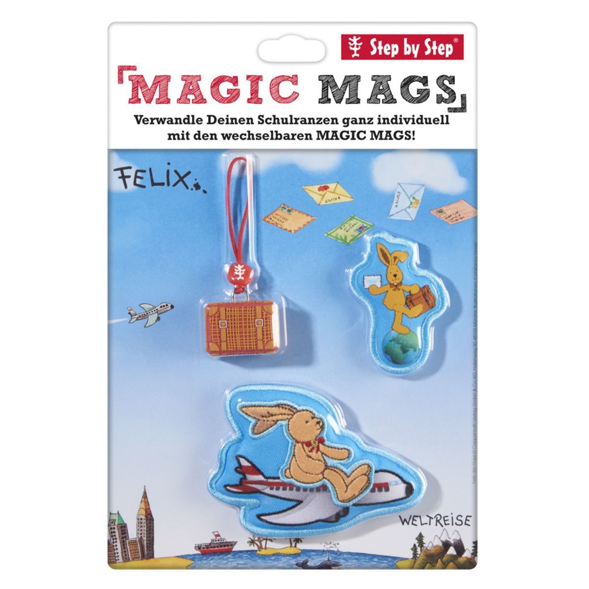Step by Step Magic Mags Spiegelburg Felix der Hase Weltreise Set 3tlg.