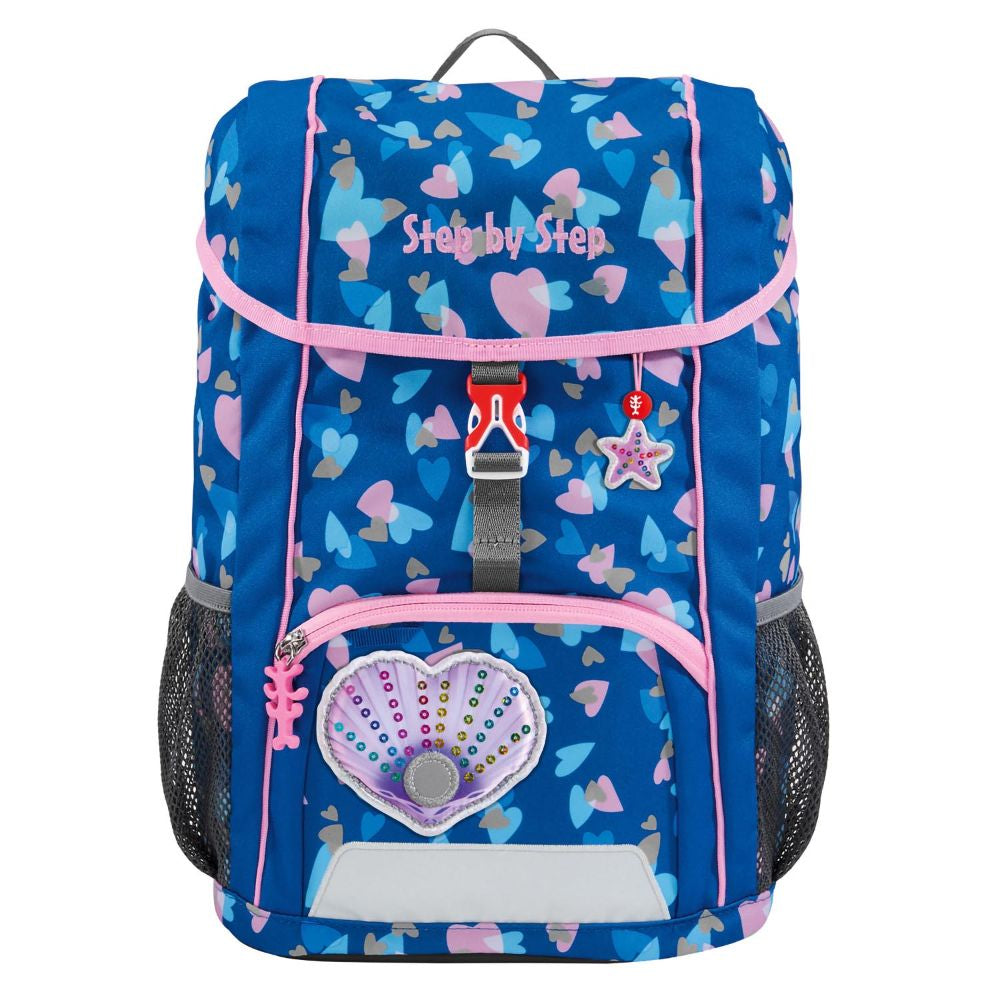 Step by Step Kid Reflect Seashell Pearl Kinderrucksack Set 3tlg.
