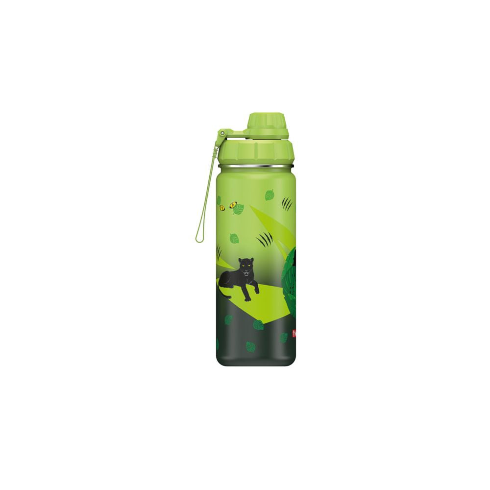 Step by Step Edelstahl Trinkflasche Black Cat 0,5 l