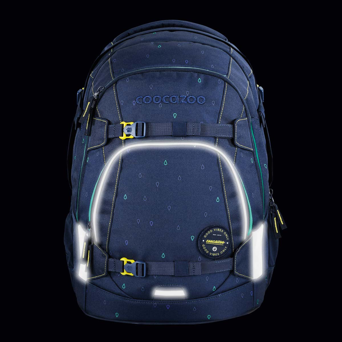Coocazoo Mate Happy Raindrops Schulrucksack Set 2tlg.