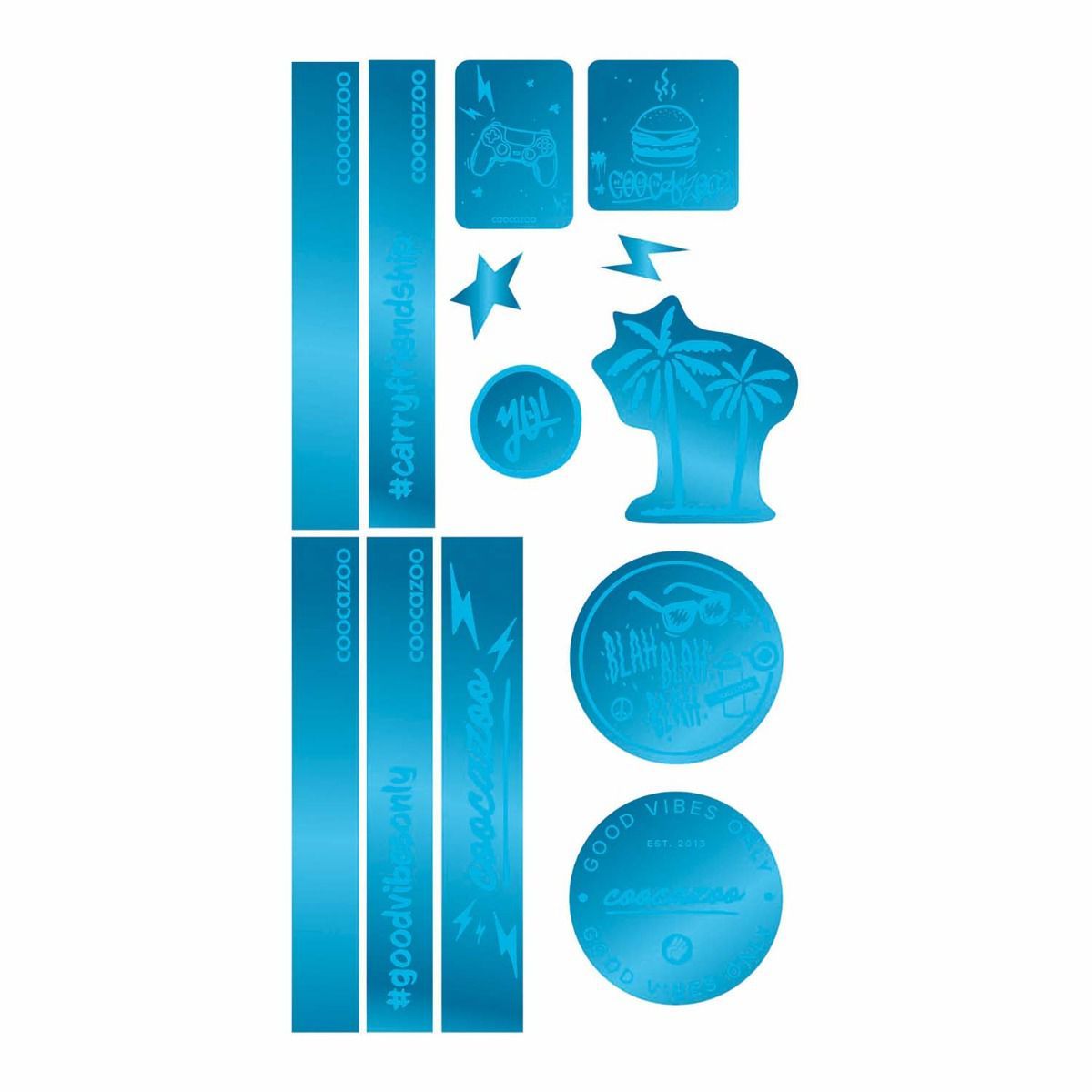 Coocazoo Reflektierendes Sticker-Set Blue