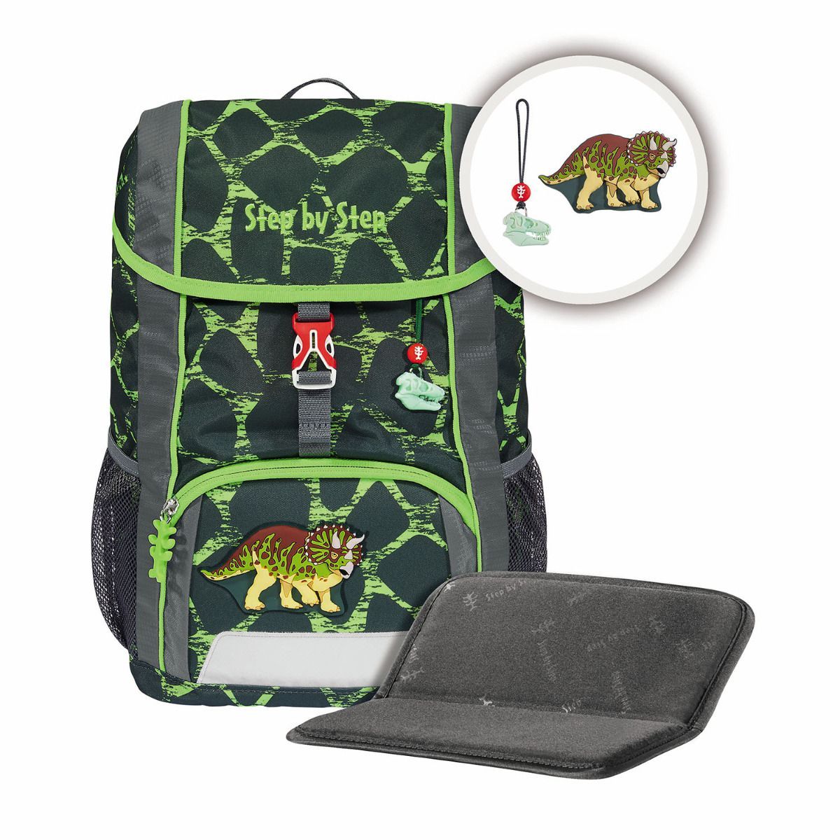 Step by Step Kid Dino Tres Kinderrucksack Set 3tlg.