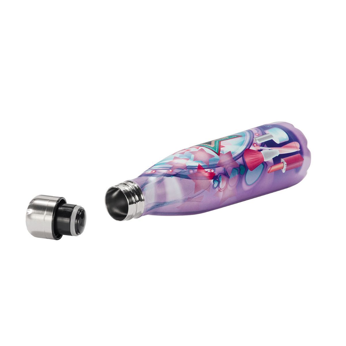 Step by Step Isolierte Edelstahl Trinkflasche Glamour Star Astra