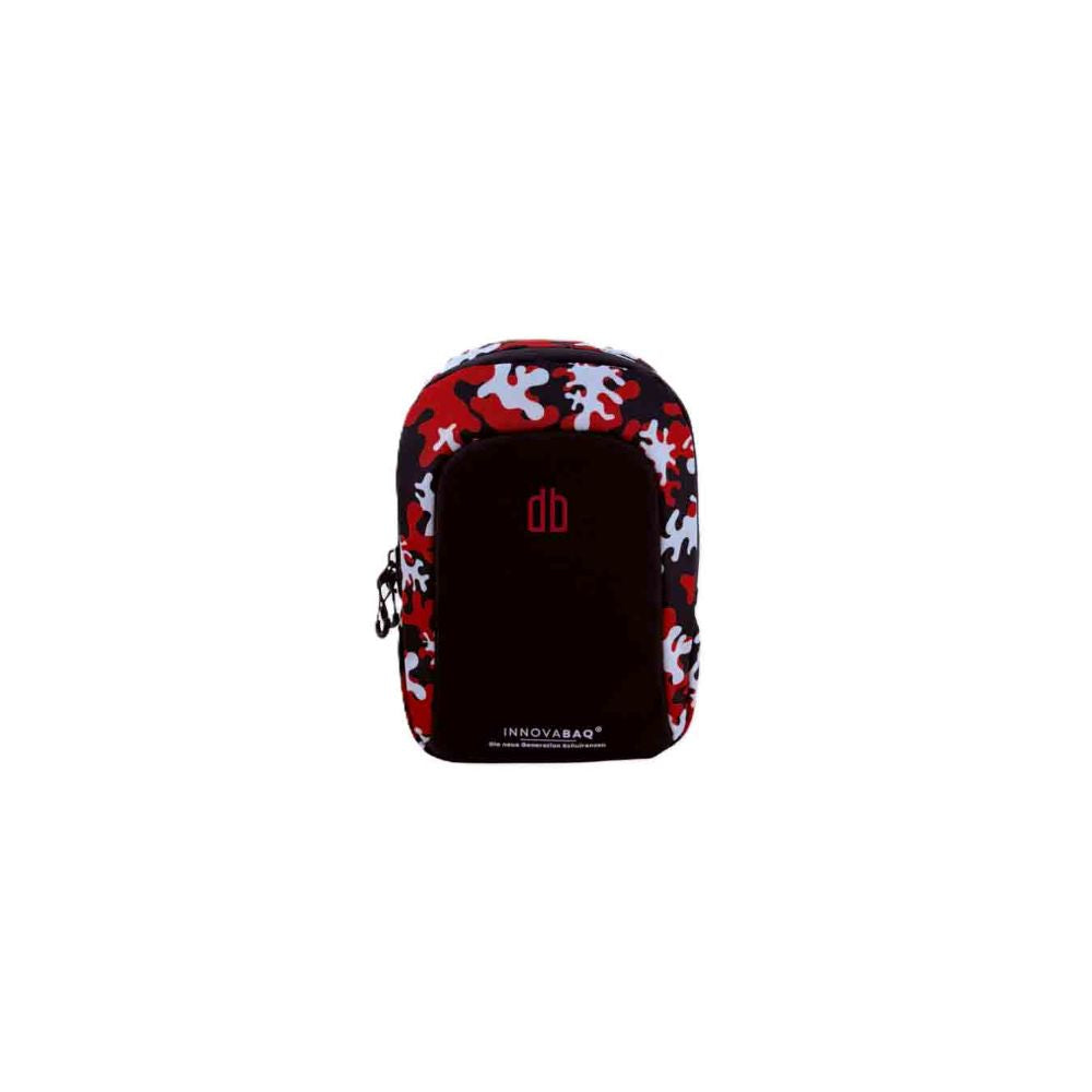 Innovabaq Nero Rosso Schulranzen Set 5tlg.