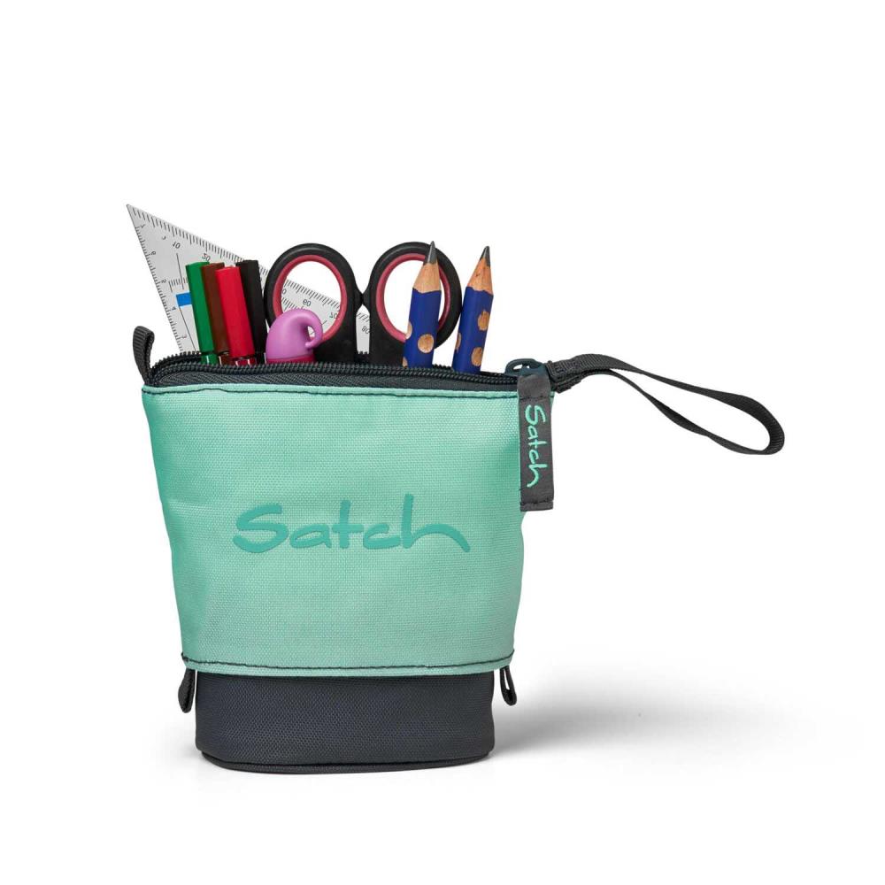 Satch Pack Gradient Mint Pencil Slider Light Edition Schulrucksack Set 3tlg.