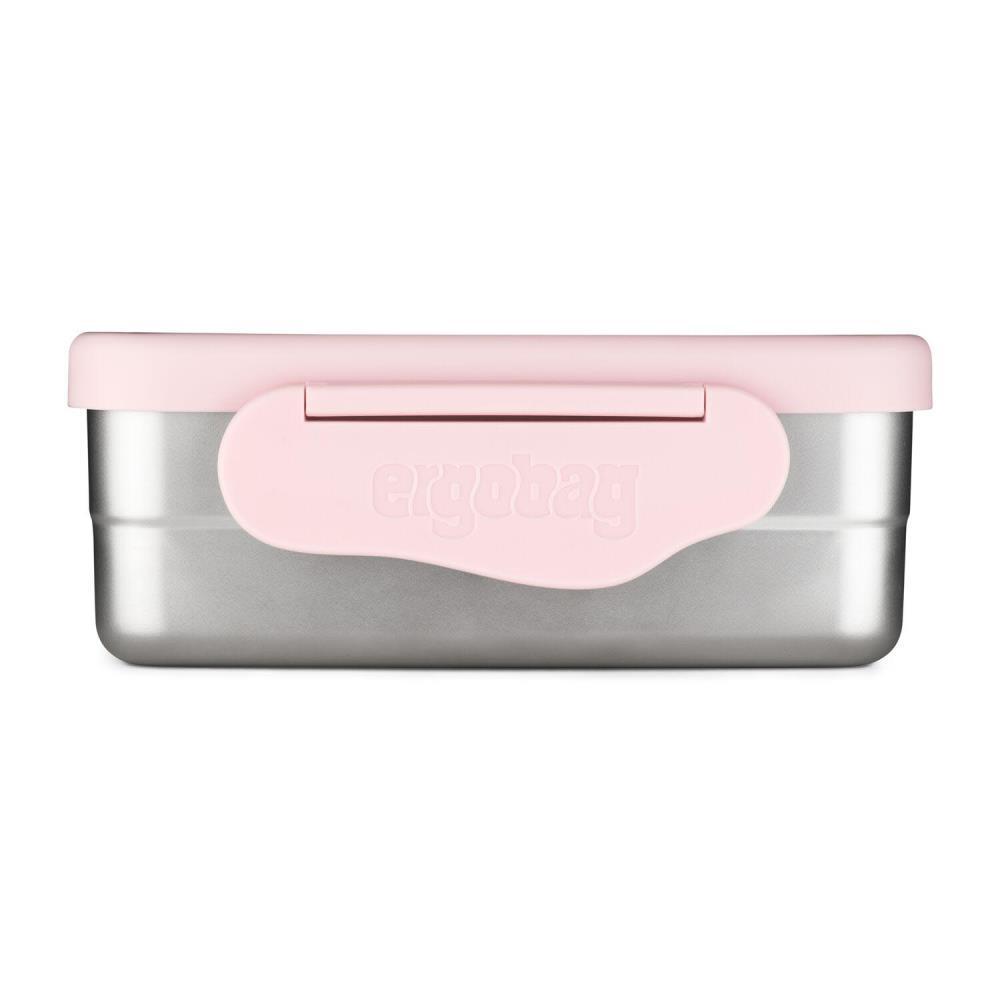 Ergobag Edelstahl Brotdose Rosa 3tlg.