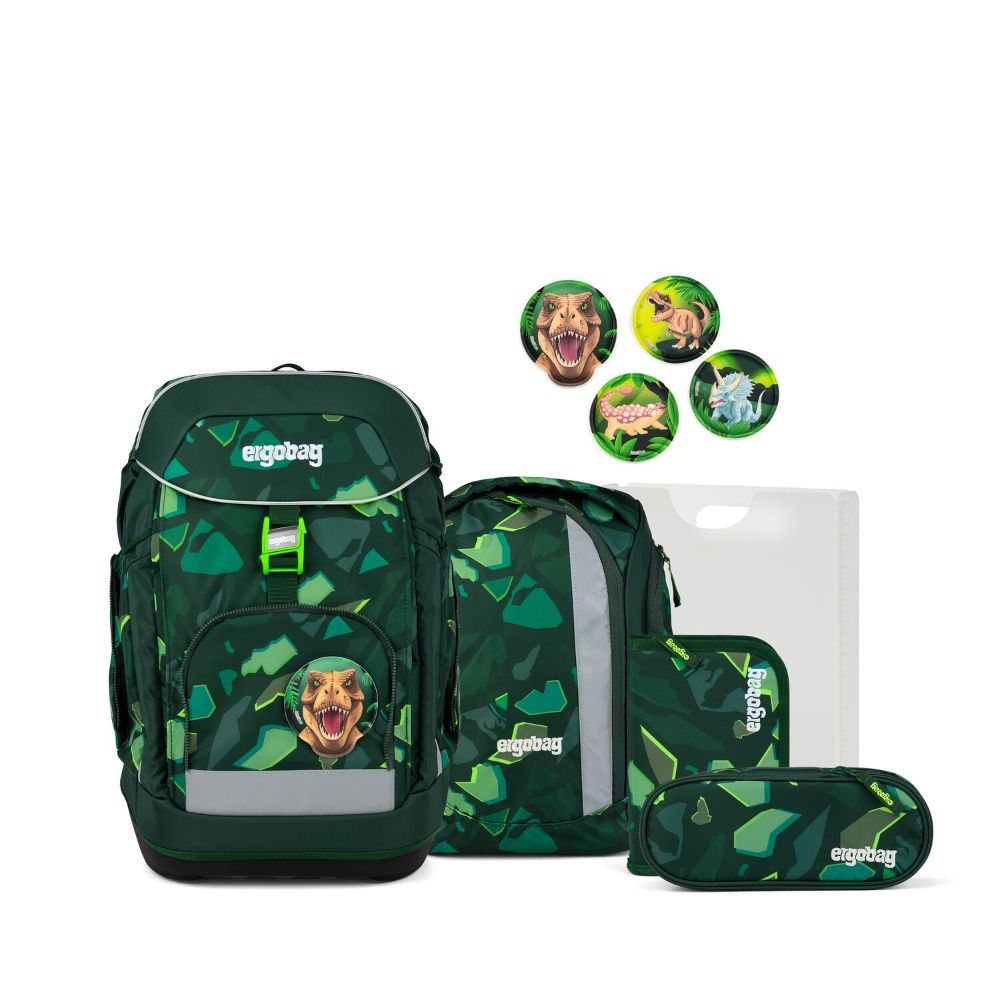 Ergobag Maxi DinosauriBär Schulrucksack Set 6tlg.
