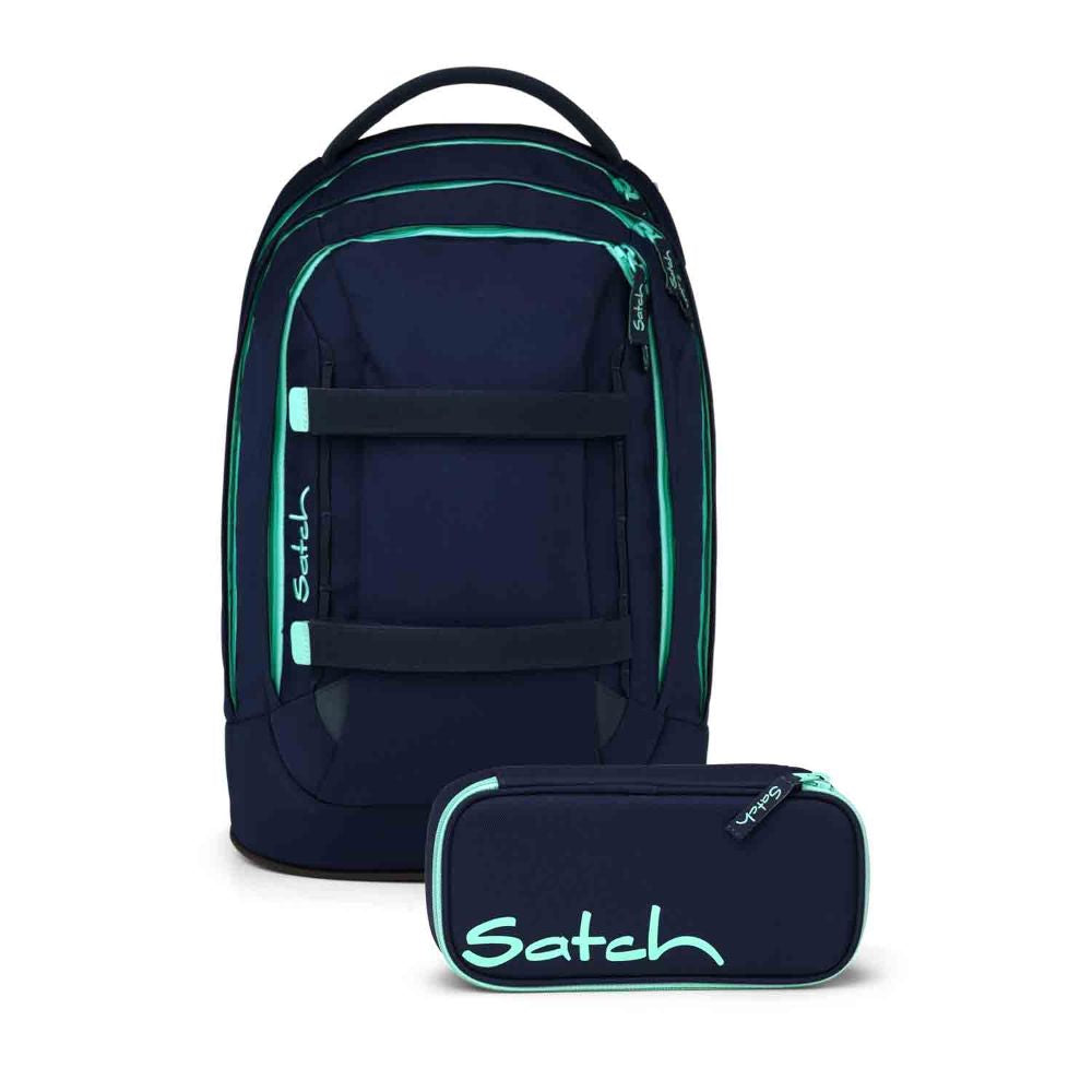 Satch Pack Ocean Mint Schulrucksack Set 2tlg.