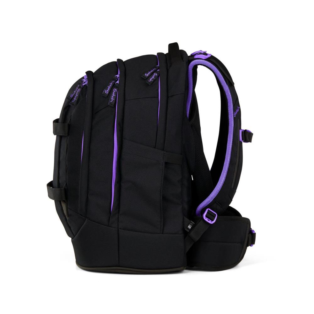 Satch Pack Purple Phantom Schulrucksack Set 4tlg.