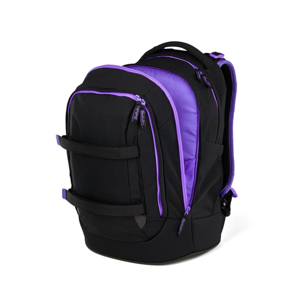 Satch Pack Purple Phantom Schulrucksack Set 4tlg.
