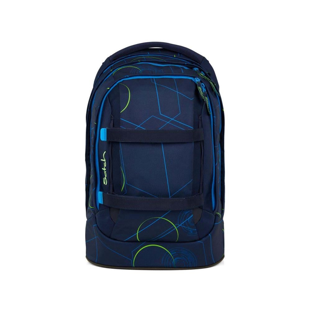 Satch Pack Blue Tech Pencil Slider Light Edition Schulrucksack Set 3tlg.