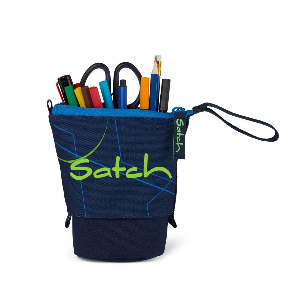 Satch Pack Blue Tech Schulrucksack Set 2tlg.