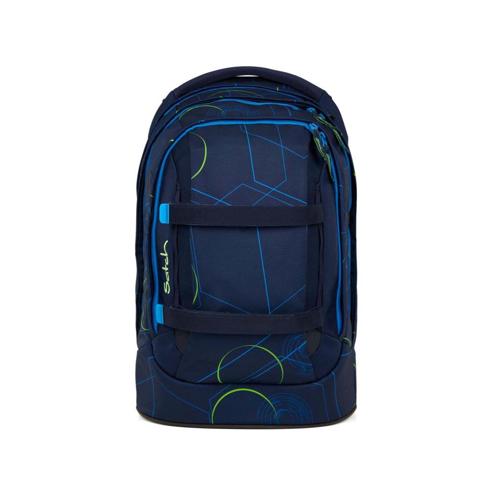 Satch Pack Blue Tech Pencil Slider Edition Schulrucksack Set 3tlg.