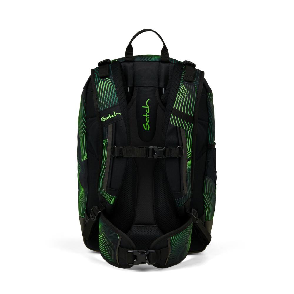 Satch Air Seismic Green Streetwalk Edition Schulrucksack Set 4tlg.