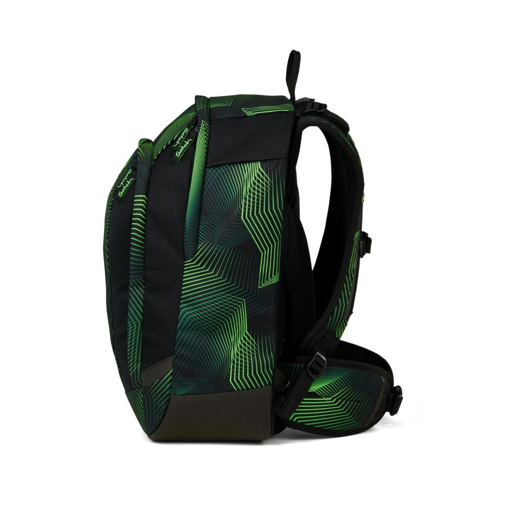 Satch Air Seismic Green Pencil Slider Edition Schulrucksack Set 3tlg.