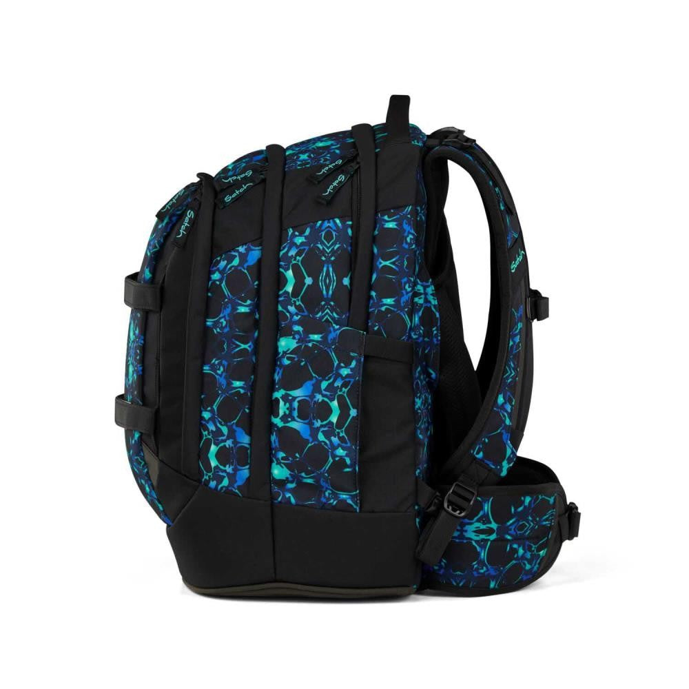Satch Pack Caleido Blue Pencil Slider Edition Schulrucksack Set 3tlg.