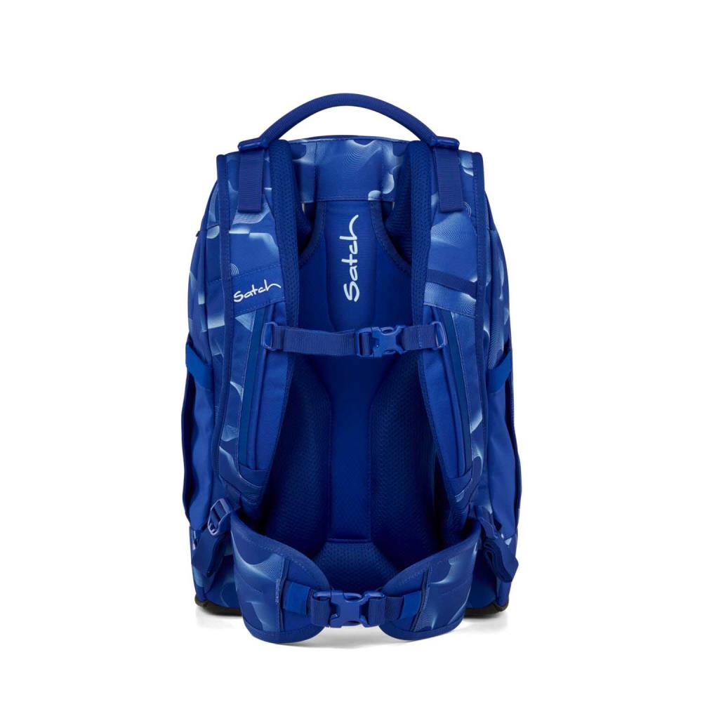 Satch Pack Vibrant Blue Schulrucksack Set 3tlg.