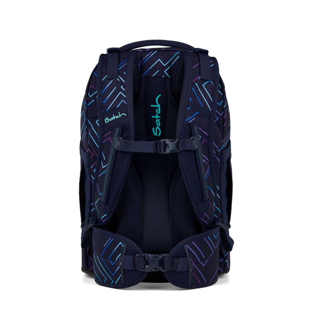 Satch Pack Purple Laser Streetwalk Edition Schulrucksack Set 4tlg.