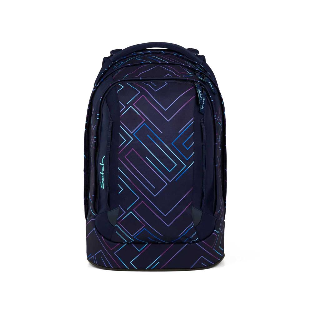Satch Pack Purple Laser Pencil Slider Light Edition Schulrucksack Set 3tlg.